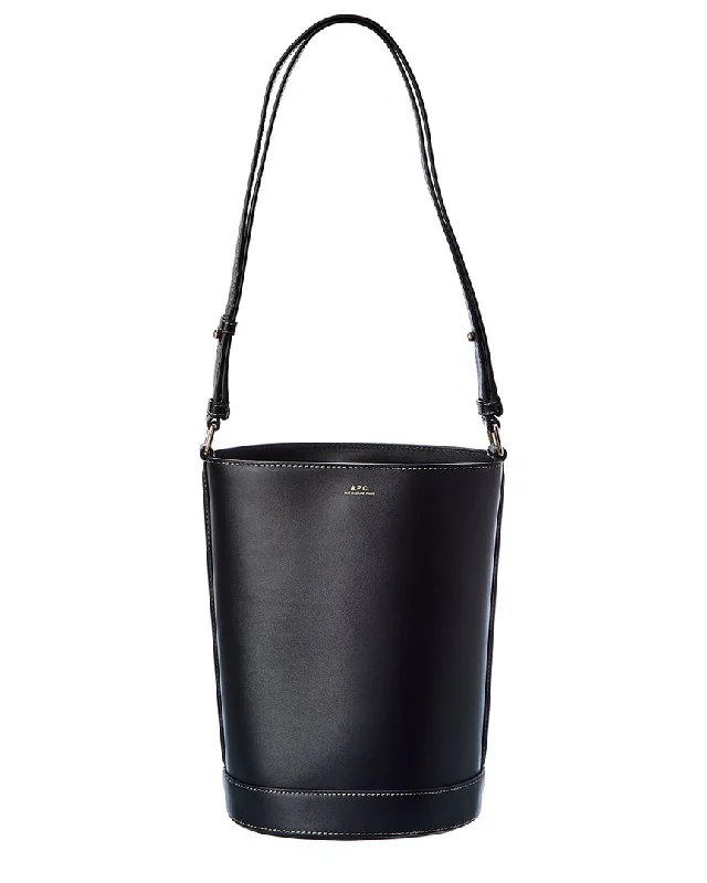 A.P.C. Ambre Leather Bucket Bag