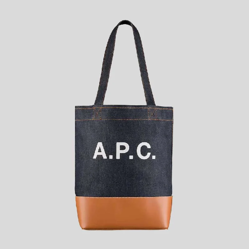 A.P.C. Axel Small Unisex Tote Bag Caramel CODDPM61568CAF