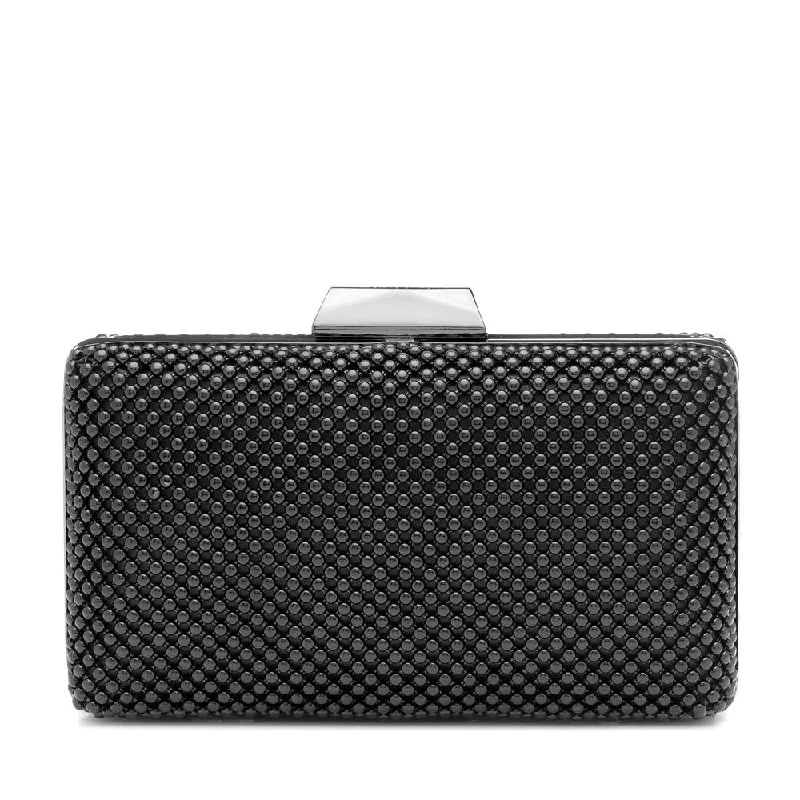 NATASHA Ball Mesh Clutch