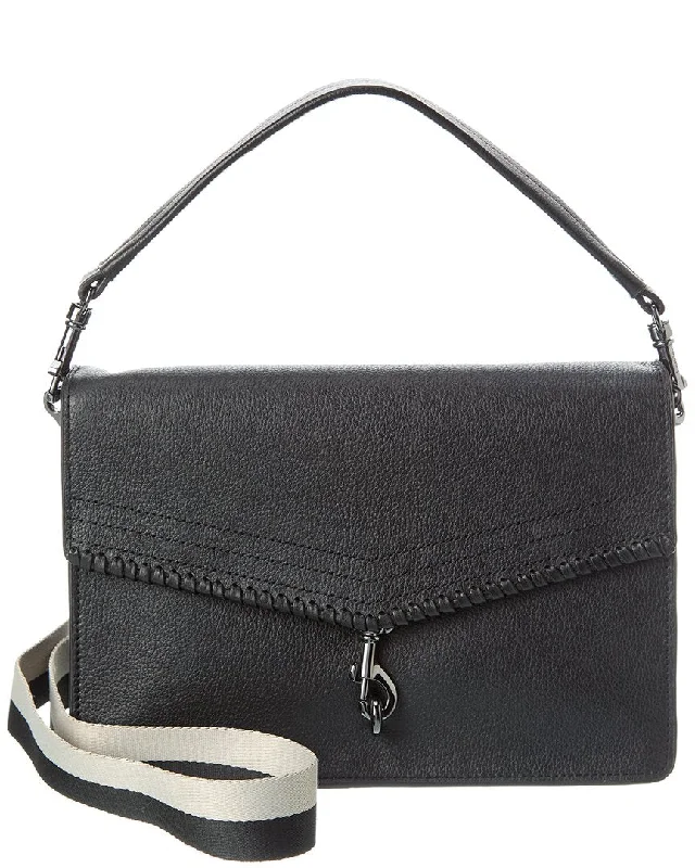 Botkier Trigger Flap Leather Hobo Bag