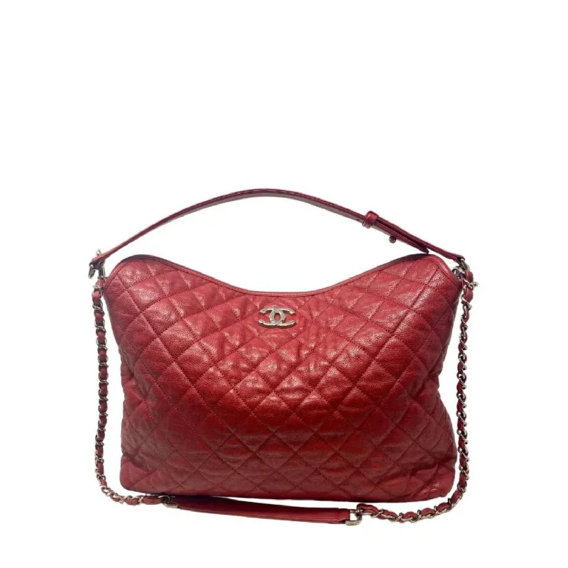 Caviar French Riviera Hobo In Red