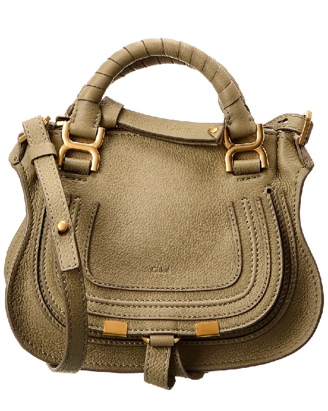 Chloé Marcie Mini Double Carry Leather Satchel