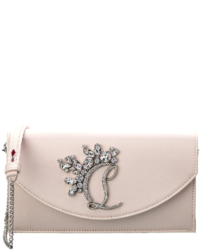 Christian Louboutin Loubi54 Satin Shoulder Bag