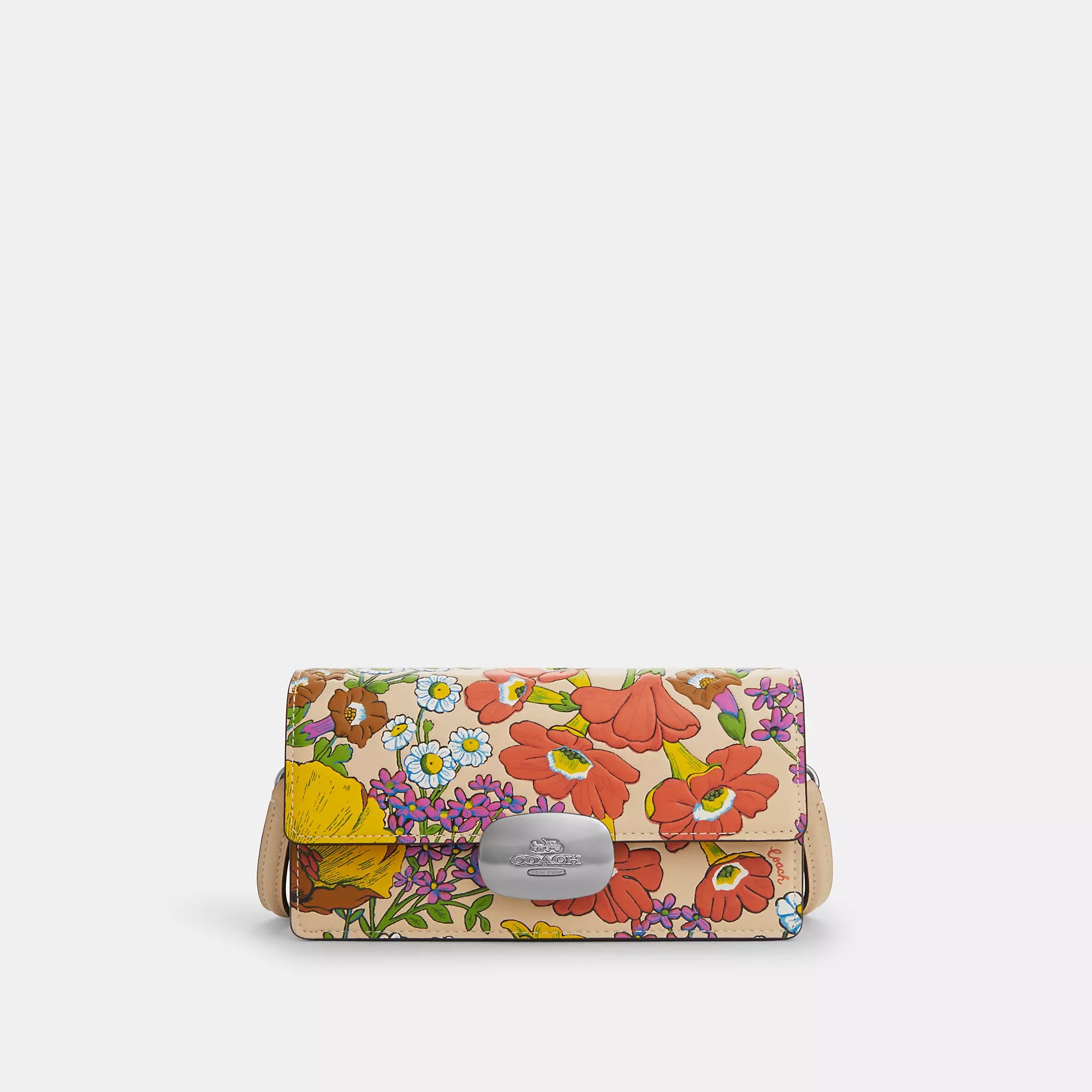 Coach Outlet Eliza Small Flap Crossbody With Floral Print