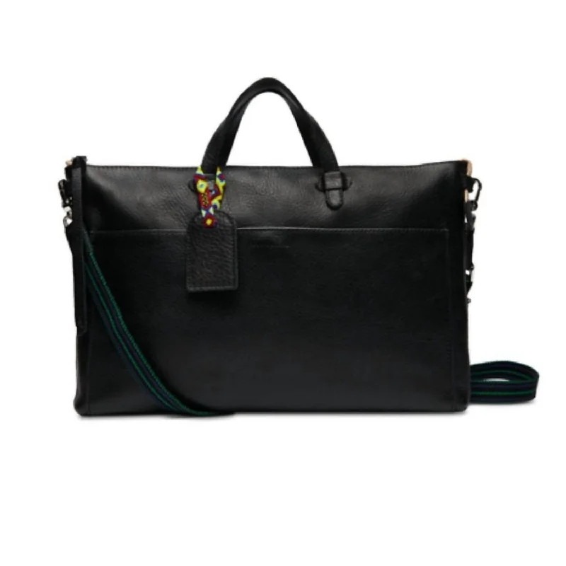 Evie Crosstown Bag In Black