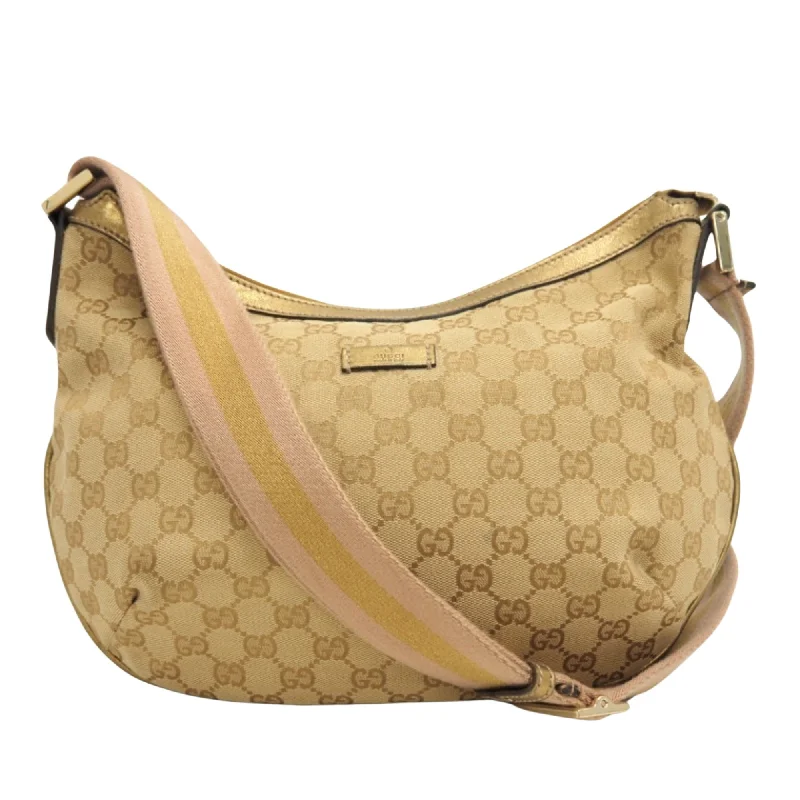 Gucci Sherry  Canvas Shoulder Bag (Pre-Owned)