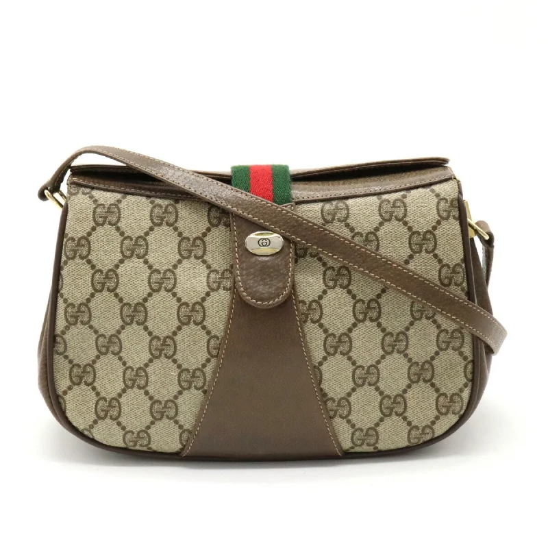 Gucci Sherry  Canvas Shoulder Bag (Pre-Owned)