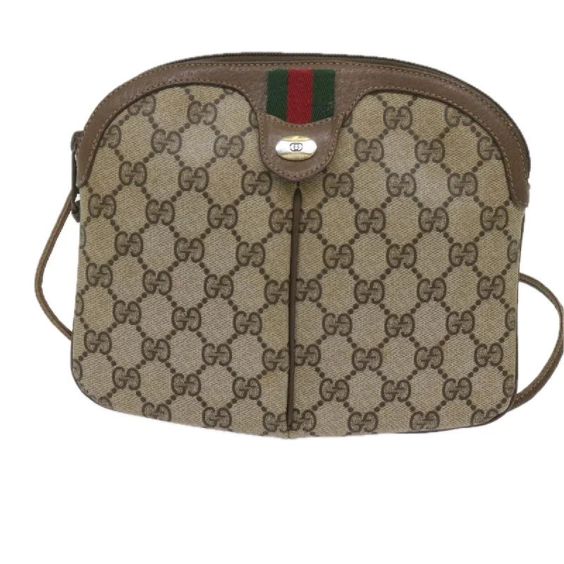 Gucci Sherry  Canvas Shoulder Bag (Pre-Owned)