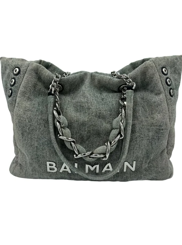 Balmain Soft Cabas Designer Tote Bag