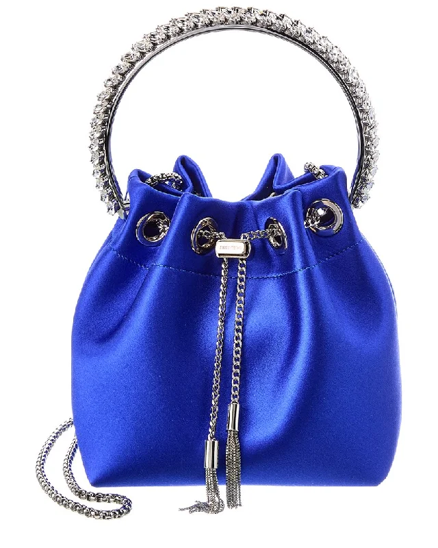 Jimmy Choo Bon Bon Satin Bucket Bag