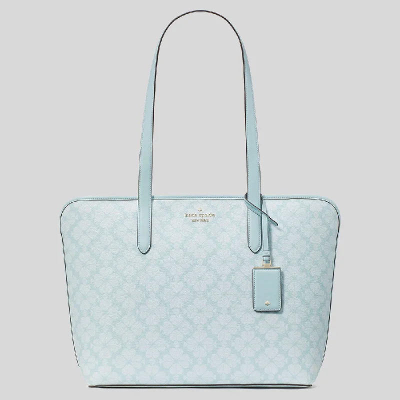 KATE SPADE Spade Flower PVC Tote Blue Glow KG086