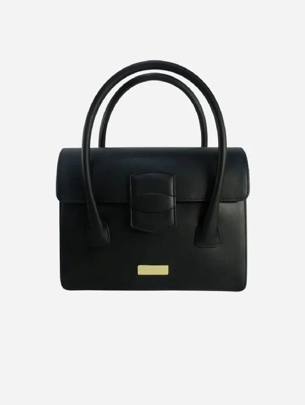 Kensington Cactus Leather Vegan Bag | Black