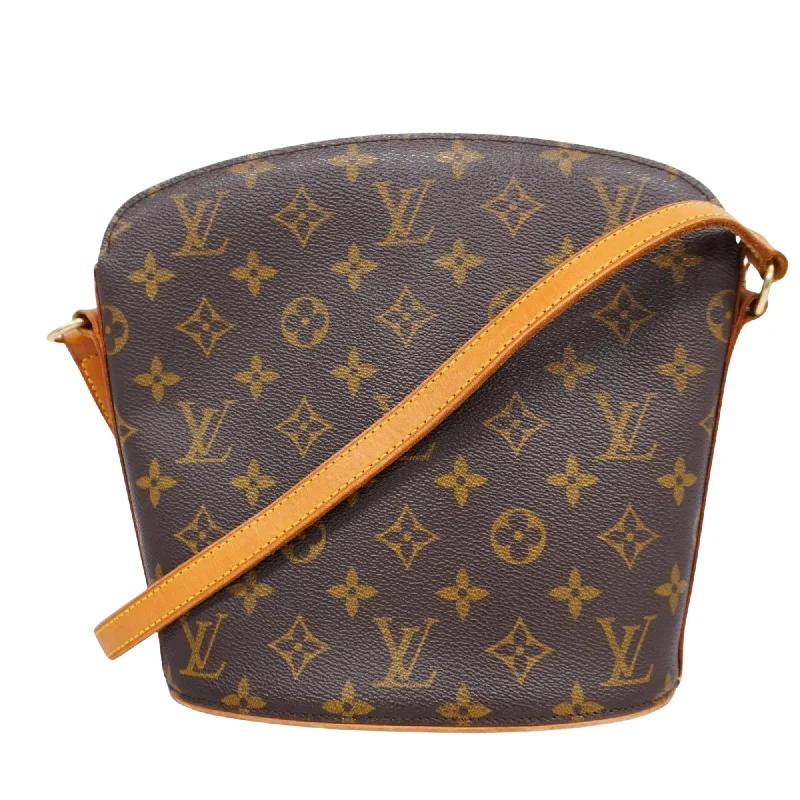 Louis Vuitton Drouot  Canvas Shoulder Bag (Pre-Owned)