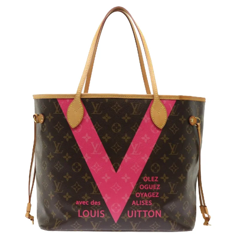 Louis Vuitton Neverfull Mm  Canvas Tote Bag (Pre-Owned)