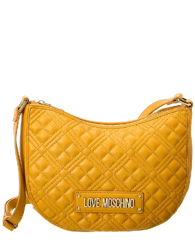 Love Moschino Quilted Hobo Bag