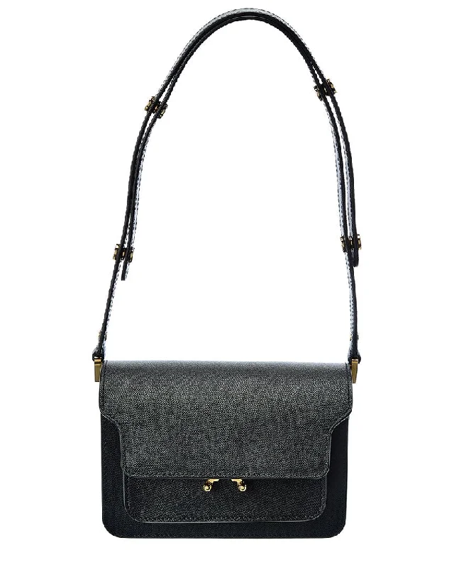 Marni Trunk Mini Leather Shoulder Bag