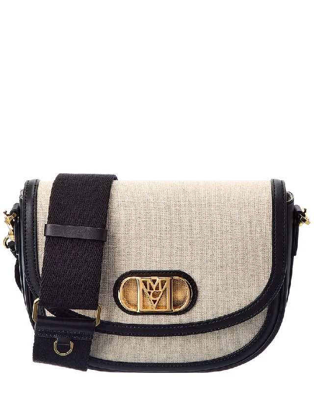 MCM Mode Travia Small Canvas & Leather Shoulder Bag