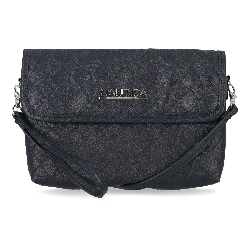 Nautica Womens Mini Wristlet Crossbody Bag