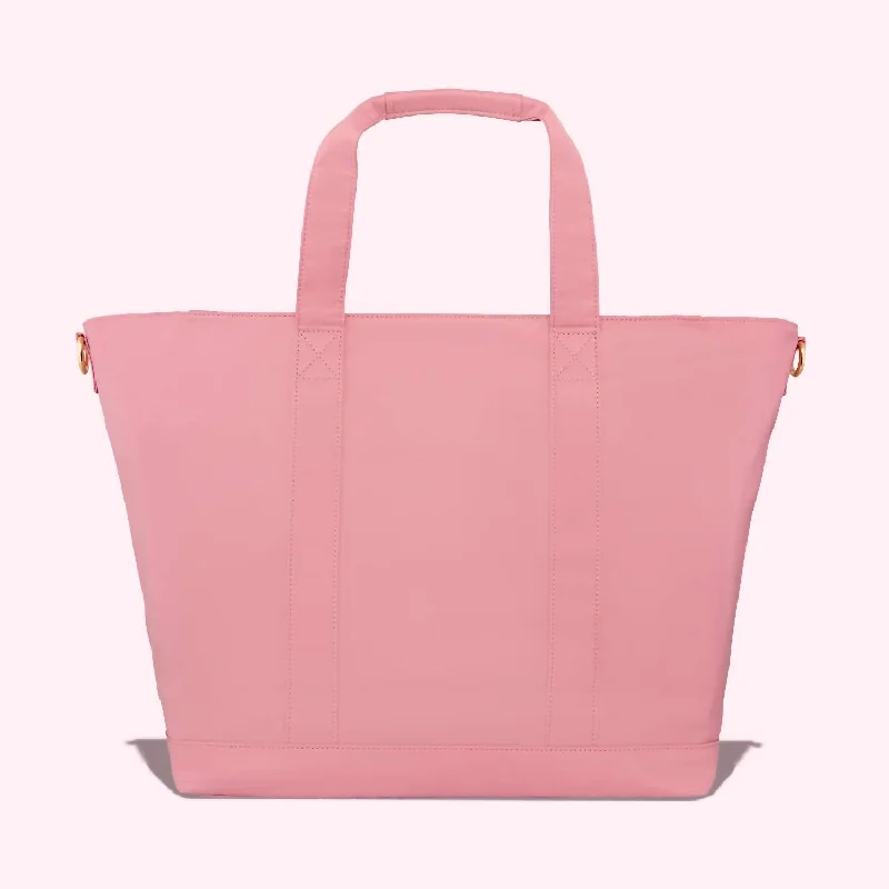 Nylon Classic Tote In Mauve