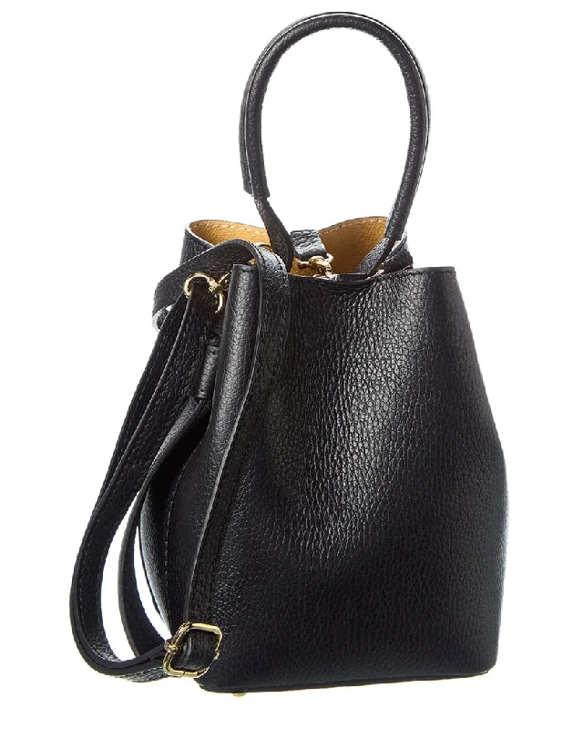 Persaman New York Elain Leather Bucket Bag