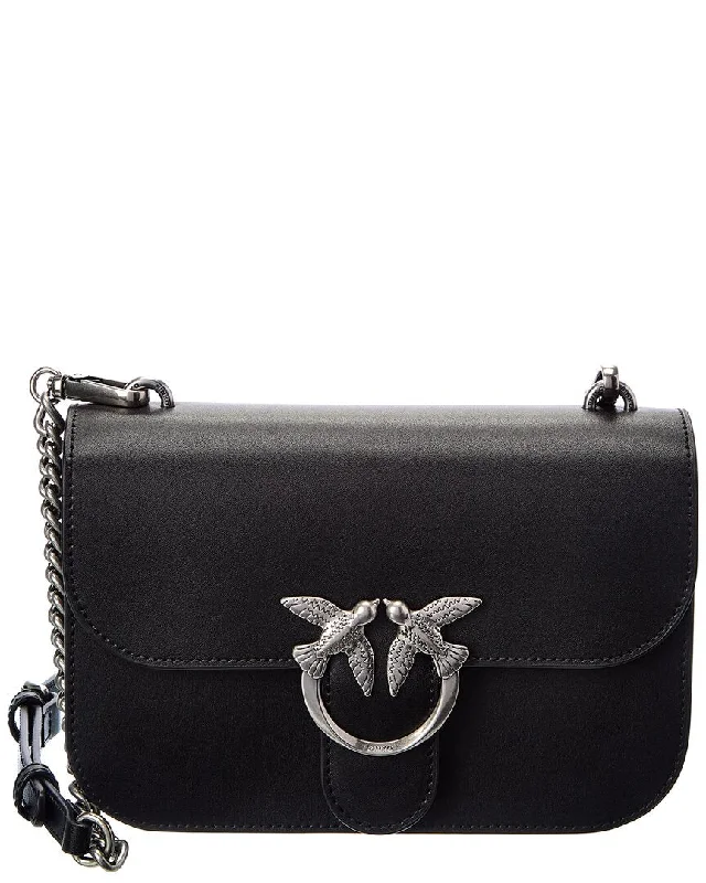 PINKO Love Bell Simply Leather Shoulder Bag