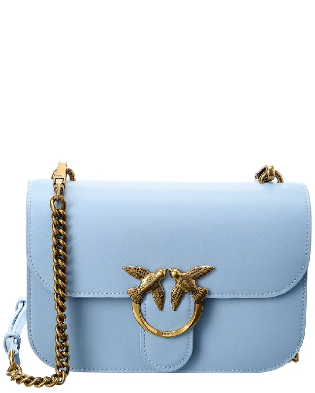 PINKO Love Bell Simply Leather Shoulder Bag