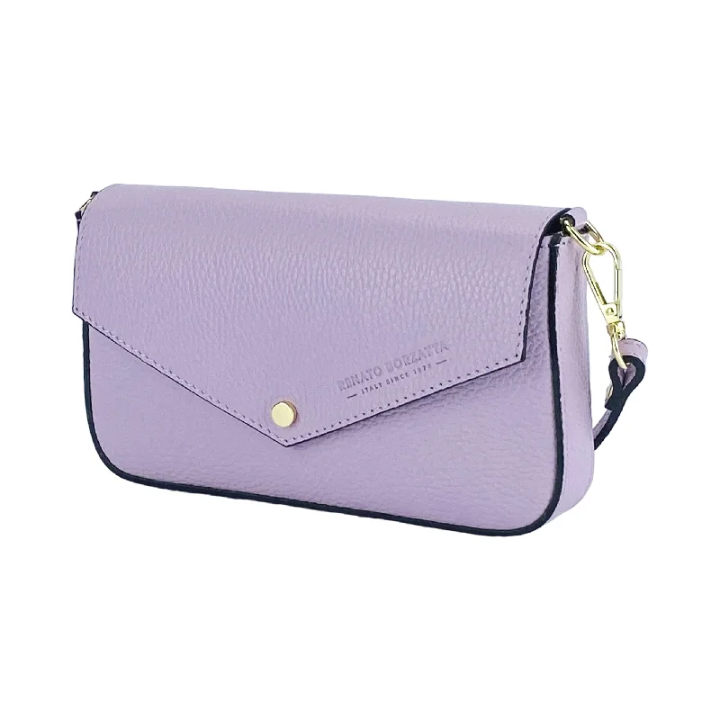 Renato Borzatta Small Chain Post Shoulder Bag Purple