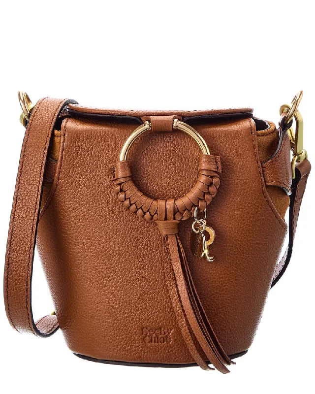 See by Chloé Joan Leather & Suede Bucket Bag