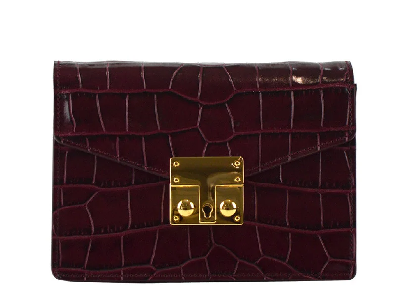 Coppelia - Small Orinoco Shoulder Bag - Wine