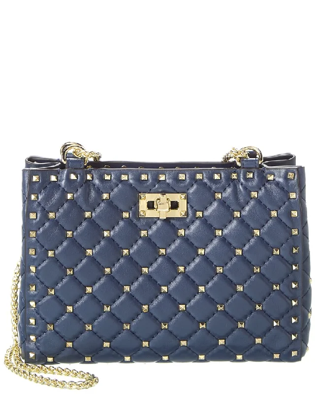 Tiffany & Fred Quilted & Studded Leather Tote