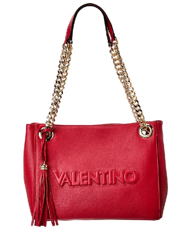 Valentino by Mario Valentino Luisa Embossed Leather Shoulder Bag