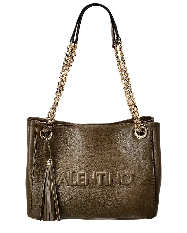 Valentino by Mario Valentino Luisa Embossed Leather Shoulder Bag