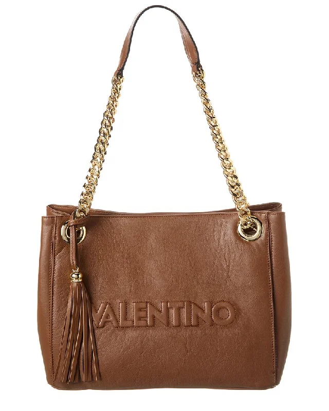 Valentino by Mario Valentino Luisa Embossed Leather Shoulder Bag