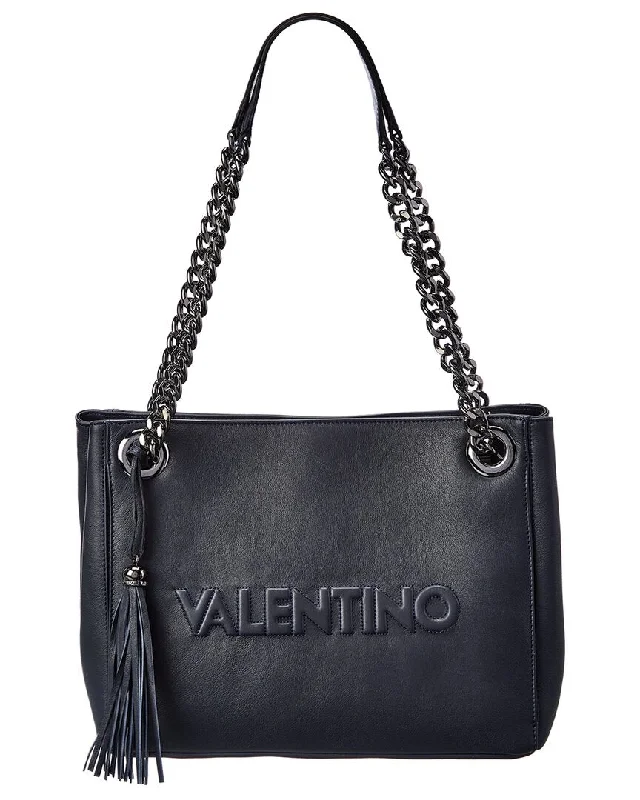 Valentino by Mario Valentino Luisa Embossed Leather Shoulder Bag