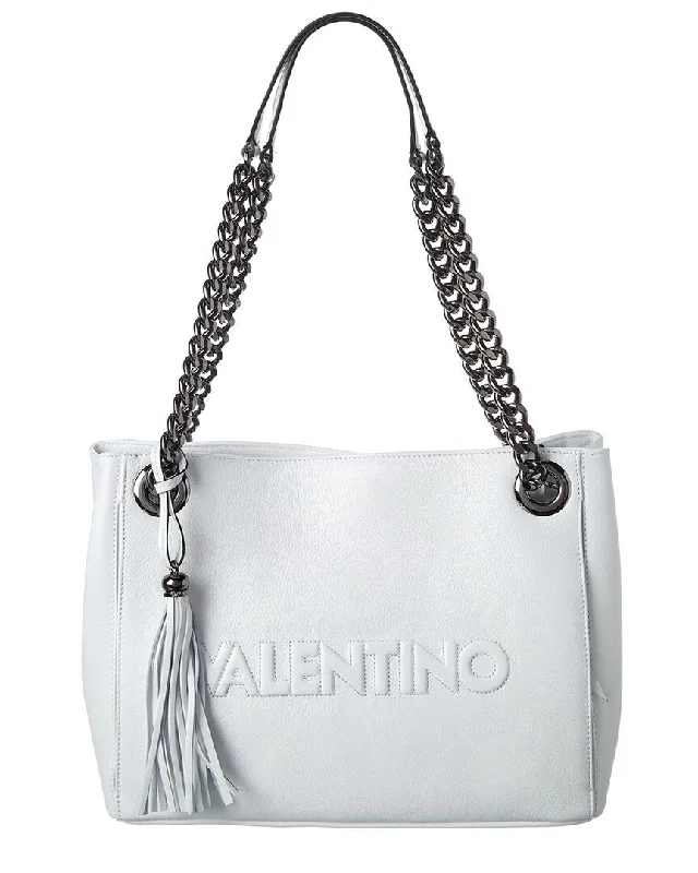 Valentino by Mario Valentino Luisa Embossed Leather Shoulder Bag