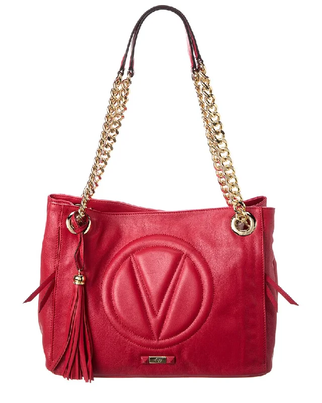 Valentino by Mario Valentino Luisa2 Signature Leather Shoulder Bag