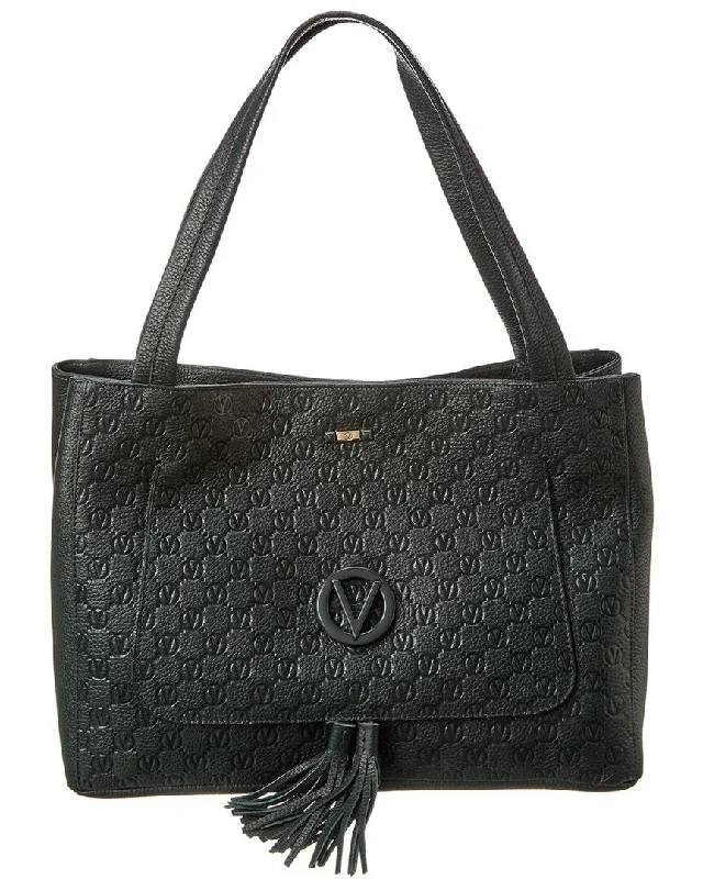 Valentino by Mario Valentino Ollie Dollaro Monogram Leather Tote