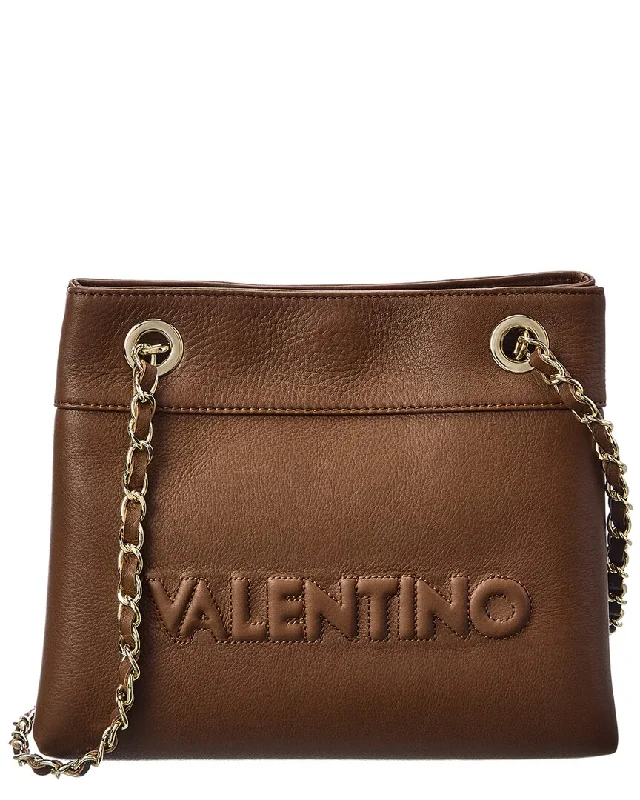 Valentino by Mario Valentino Rita Embossed Leather Shoulder Bag