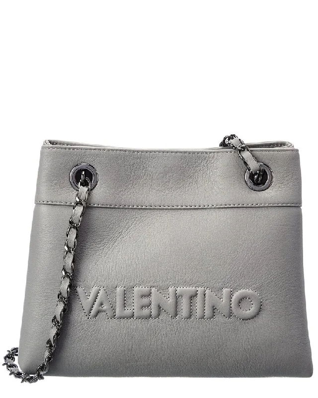 Valentino by Mario Valentino Rita Embossed Leather Shoulder Bag