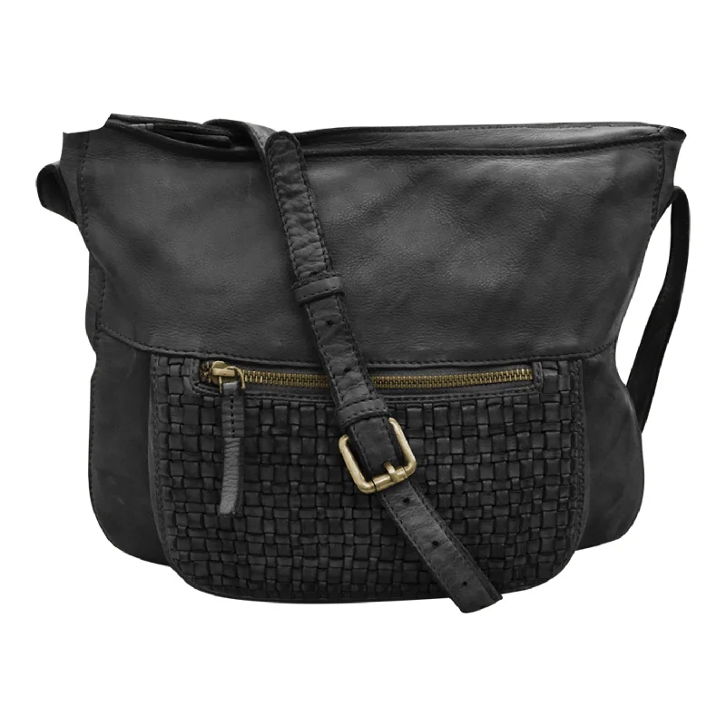 Washed Medium Shoulder Bag