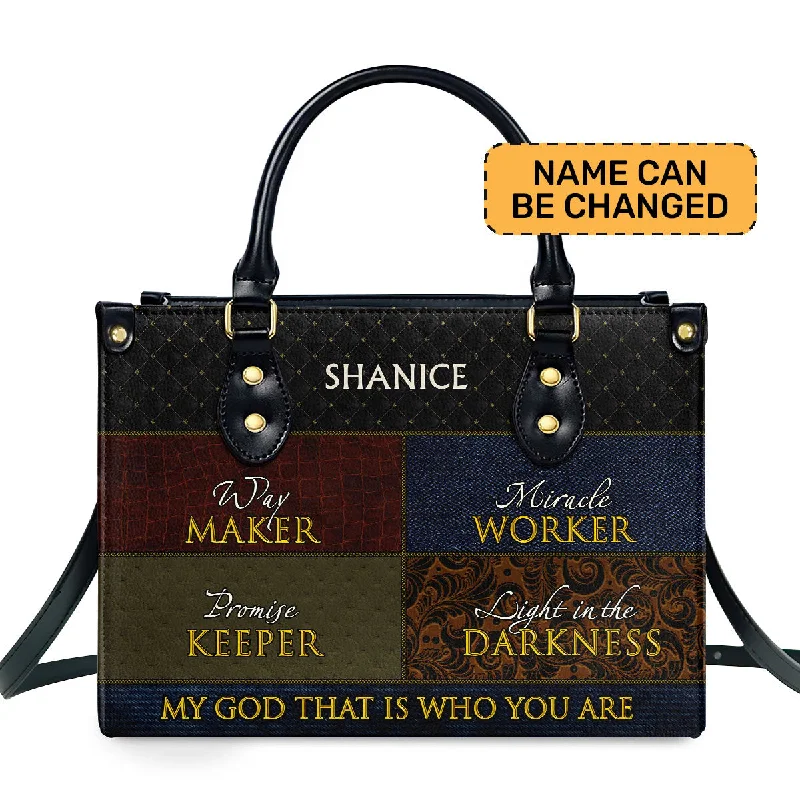 Way Maker - Personalized Leather Handbag MB51