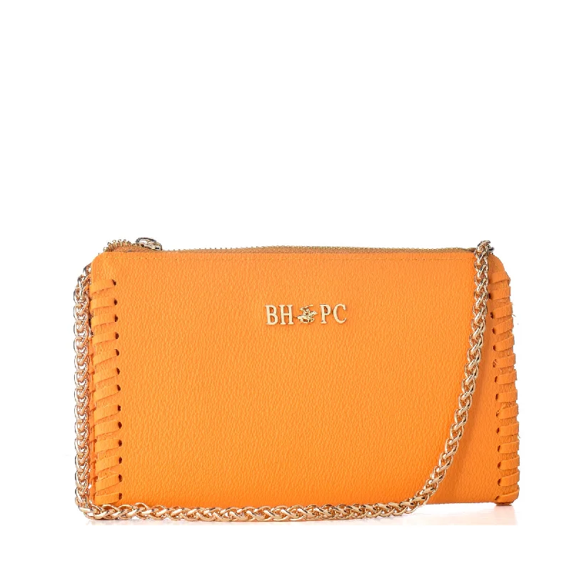 Beverly Hills Polo Club Chain Shoulder Bag Orange