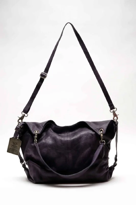 Women's Sabine Slouchy Bag In Washed Black