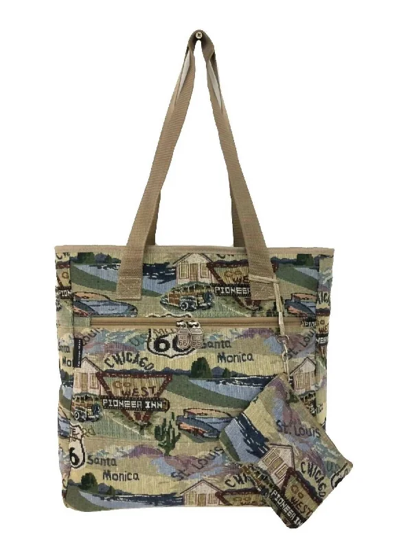 Women's Tapestry Tote Bag In Multi