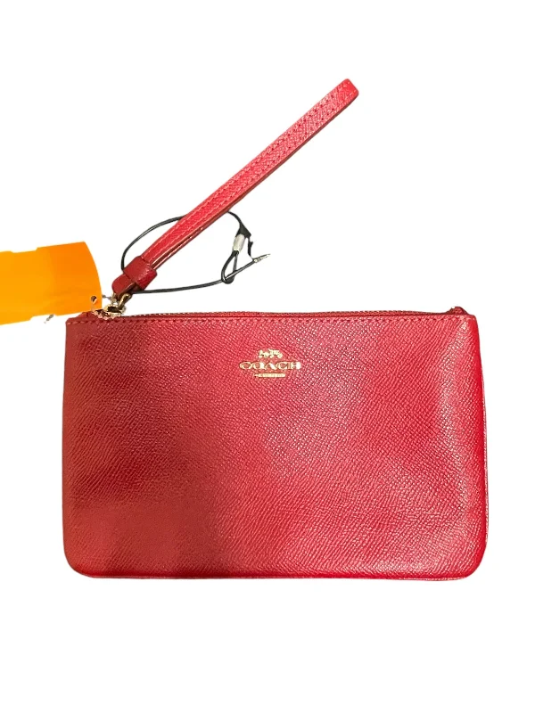 Wristlet Designer By Coach, Size: Small