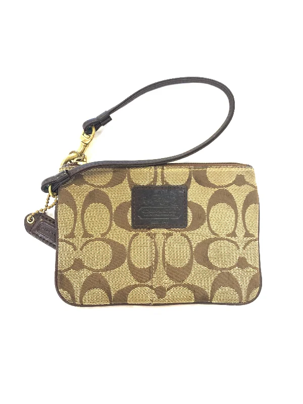 Wristlet Designer By Coach, Size: Small