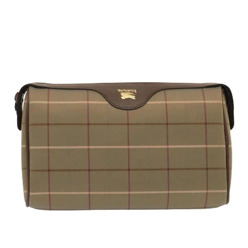 Burberry Nova Check  Canvas Clutch Bag (Pre-Owned)