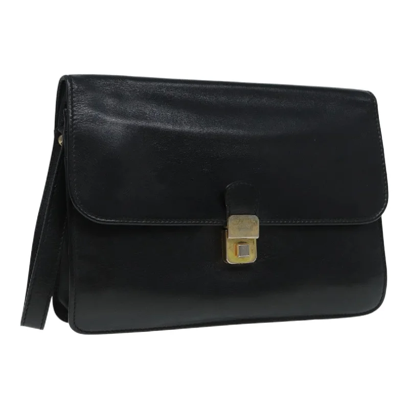 Céline  Leather Clutch Bag (Pre-Owned)