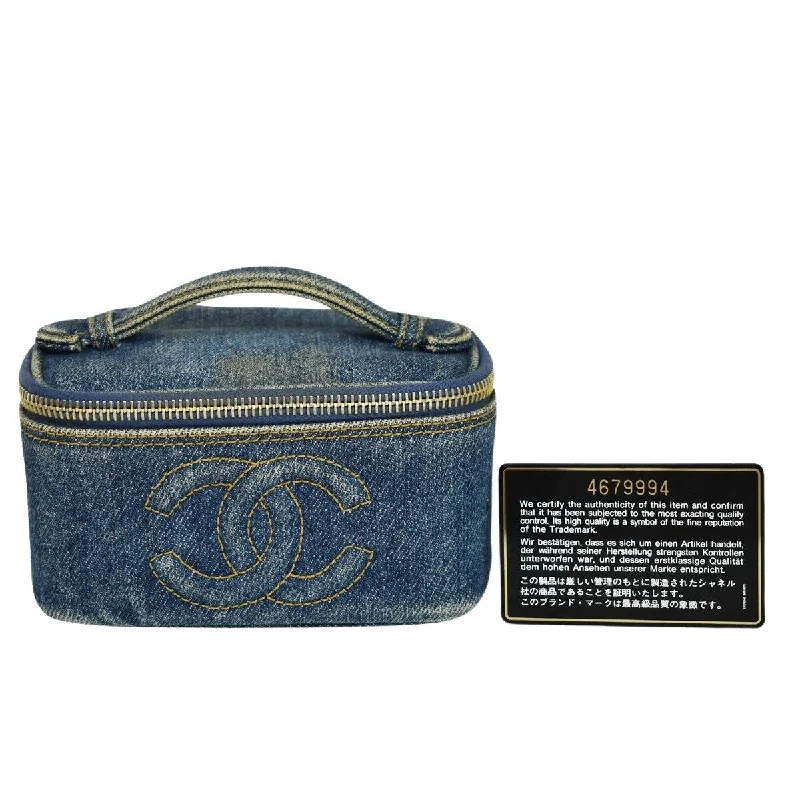 Chanel Vanity   - Jeans Clutch Bag (Pre-Owned)