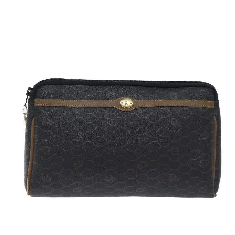 Dior Honeycomb  Canvas Clutch Bag (Pre-Owned)